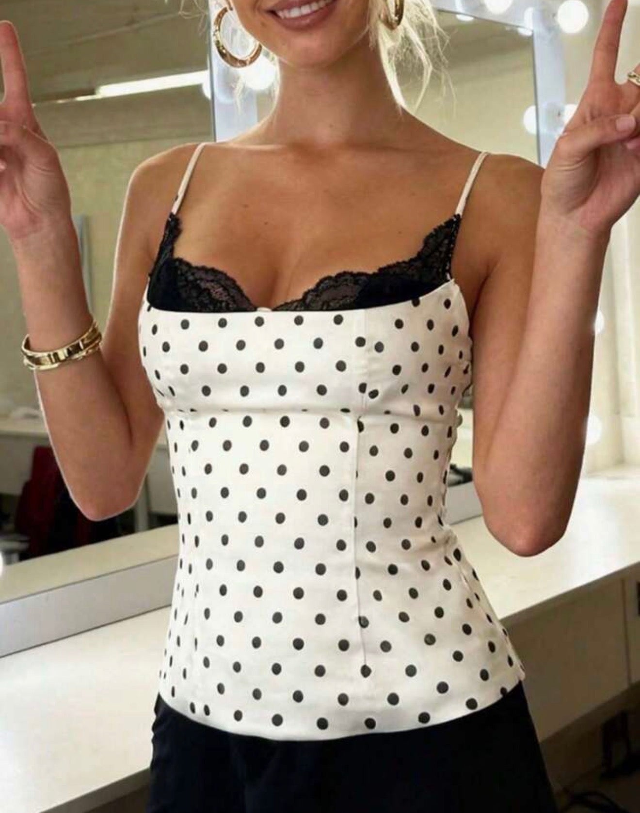 Midnight Dots Top
