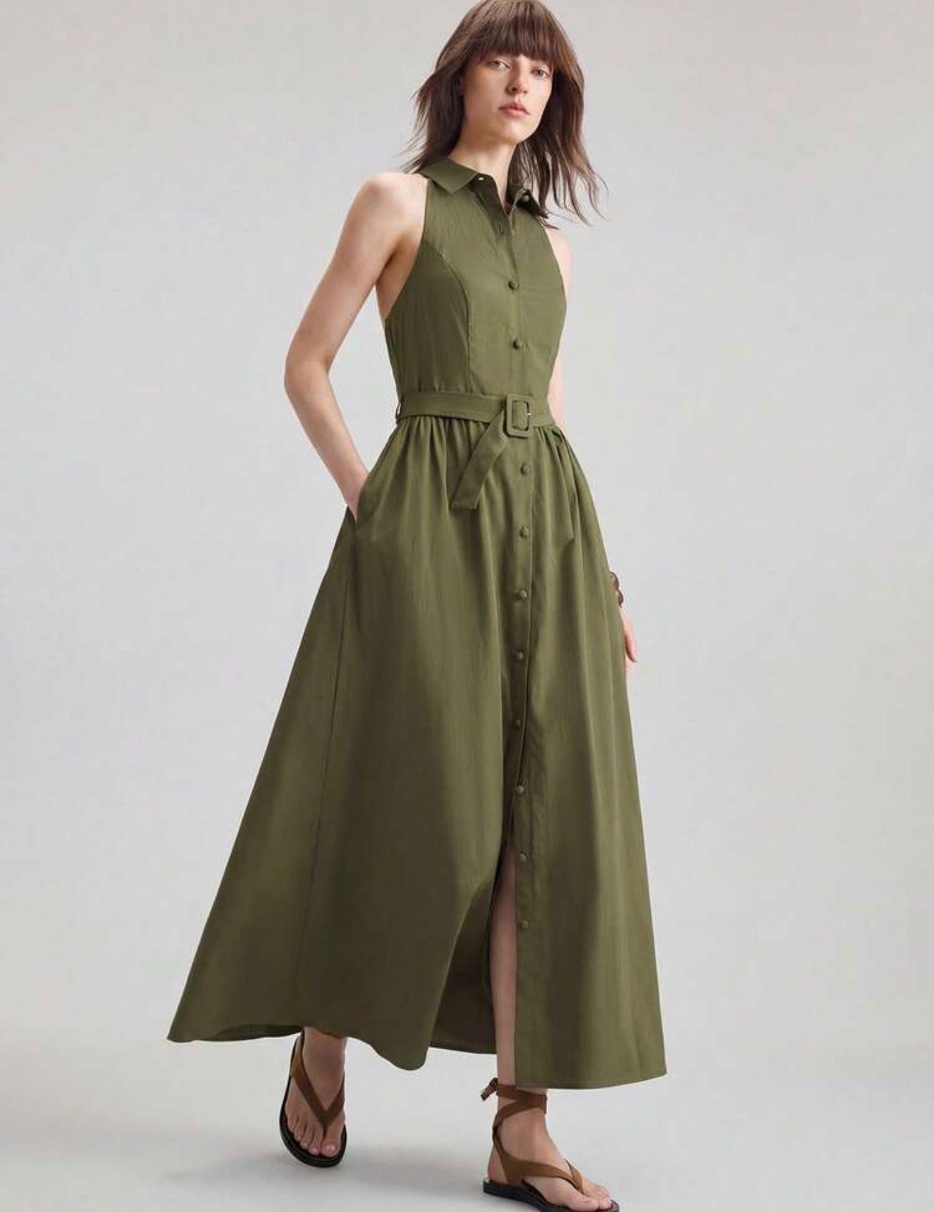Olive Green Dress 💚