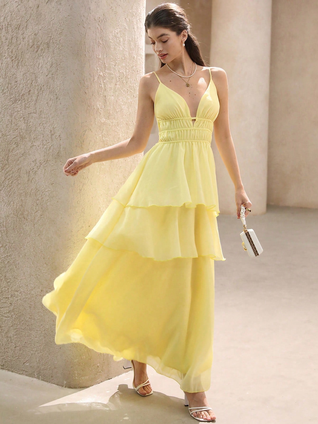 Butter Yellow Dress
