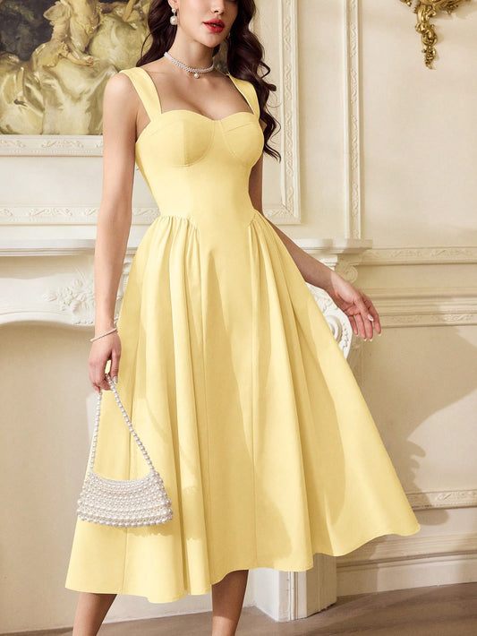 Butter Yellow Dress
