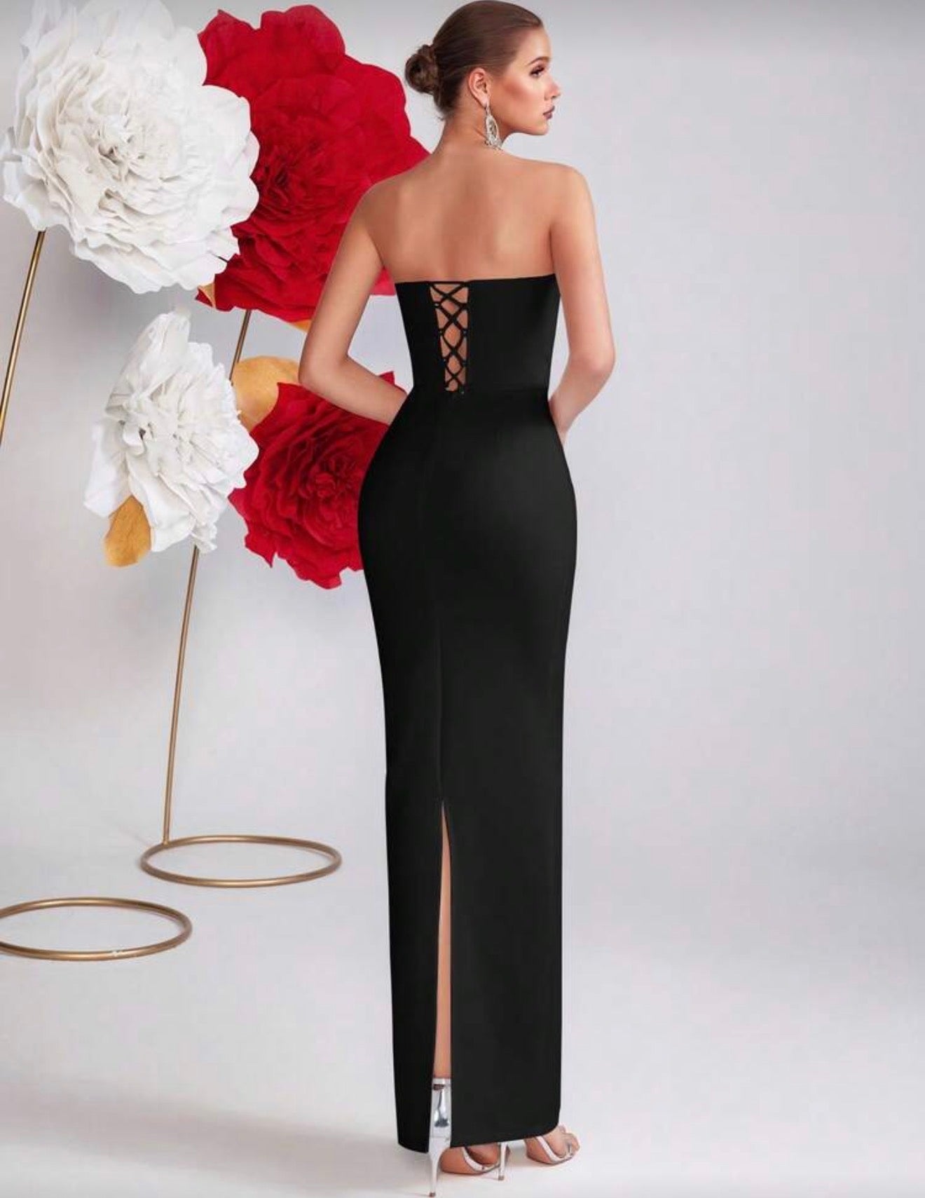 Maxi dress elegante 🖤