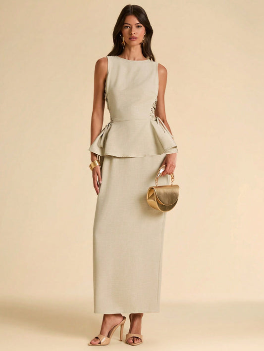 Dress Beige