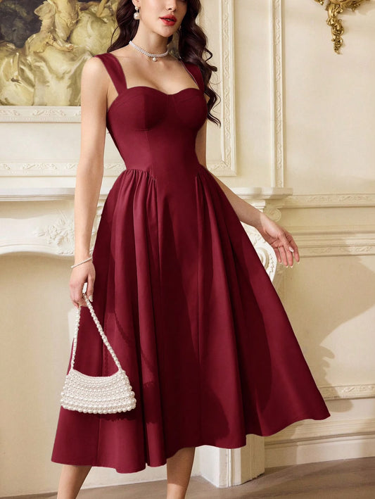 Red Corset Dress