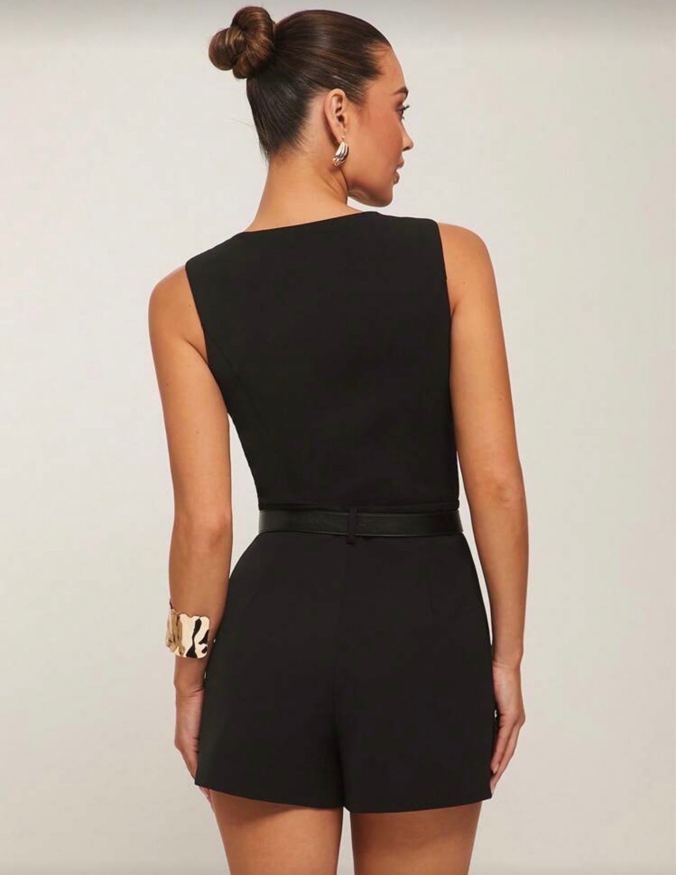 Jumpsuit negra con cinturón 🖤