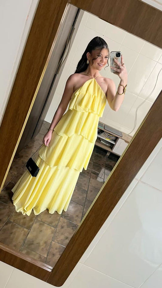 Butter Yellow Maxi Dress