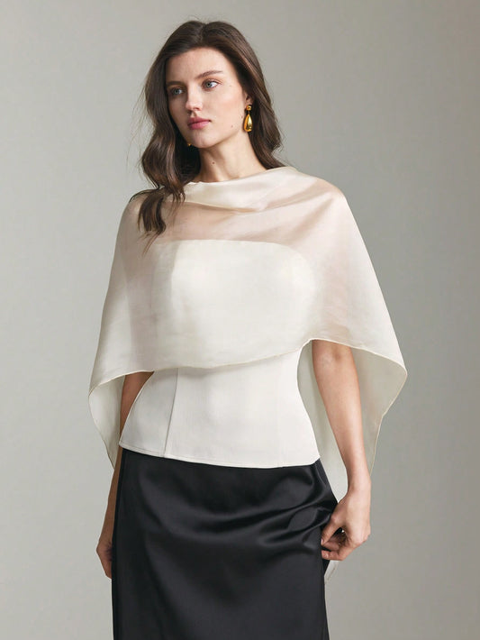 Blusa blanca elegante