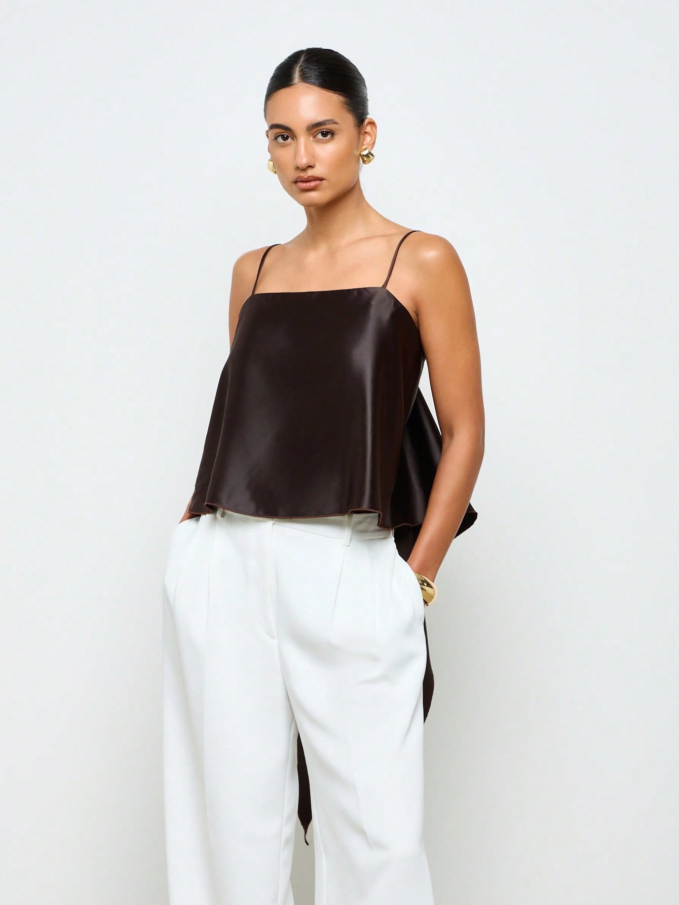 Dark Brown Blouse