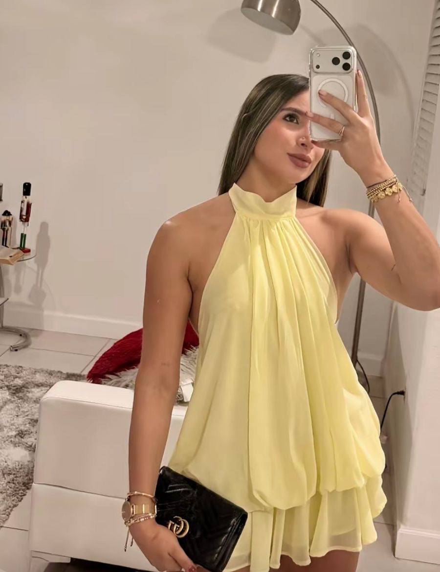 Mini Dress Amarillo 💛