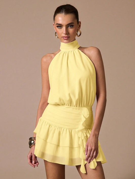Yellow Mini Dress 💛✨