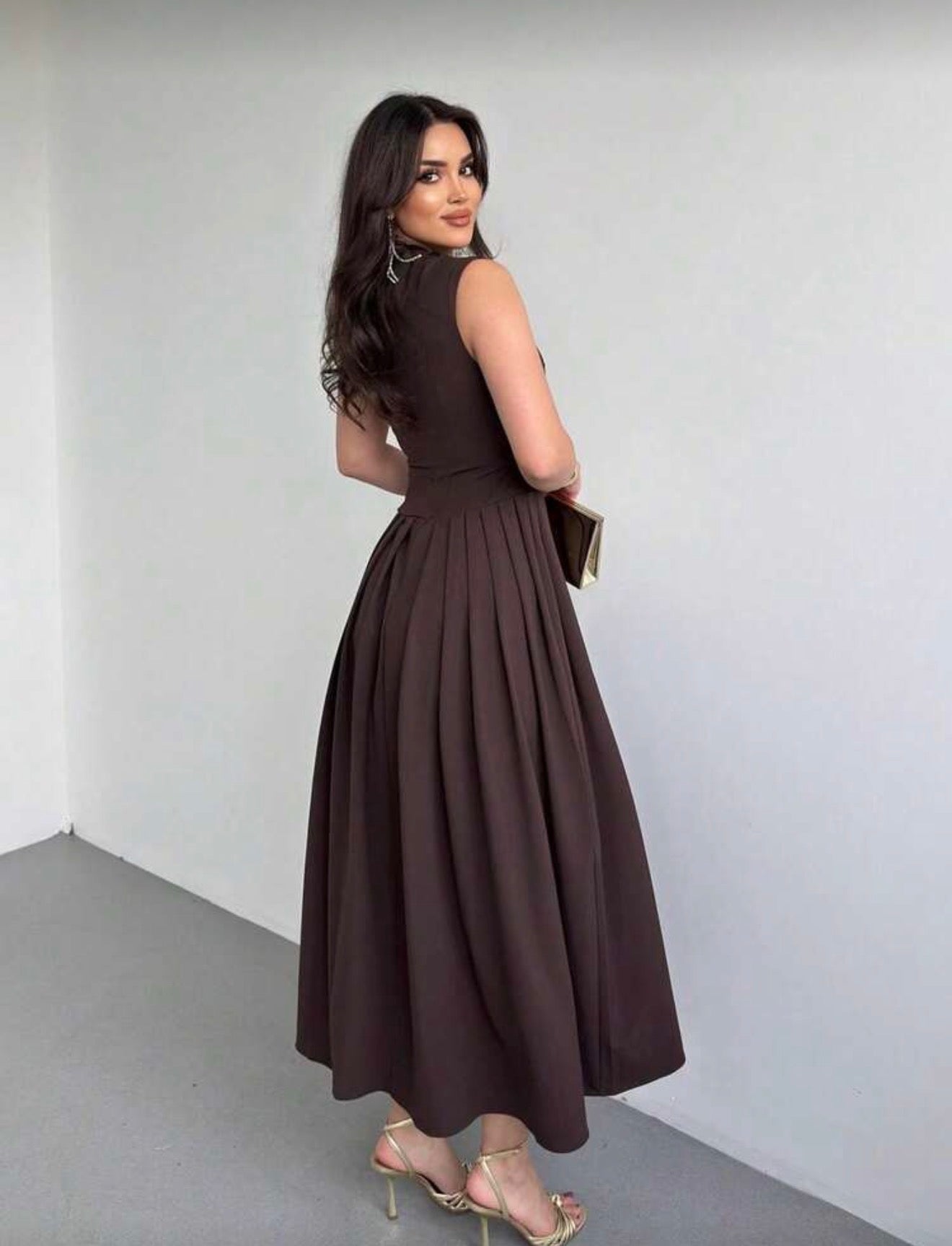 Brown dress 🤎🍂