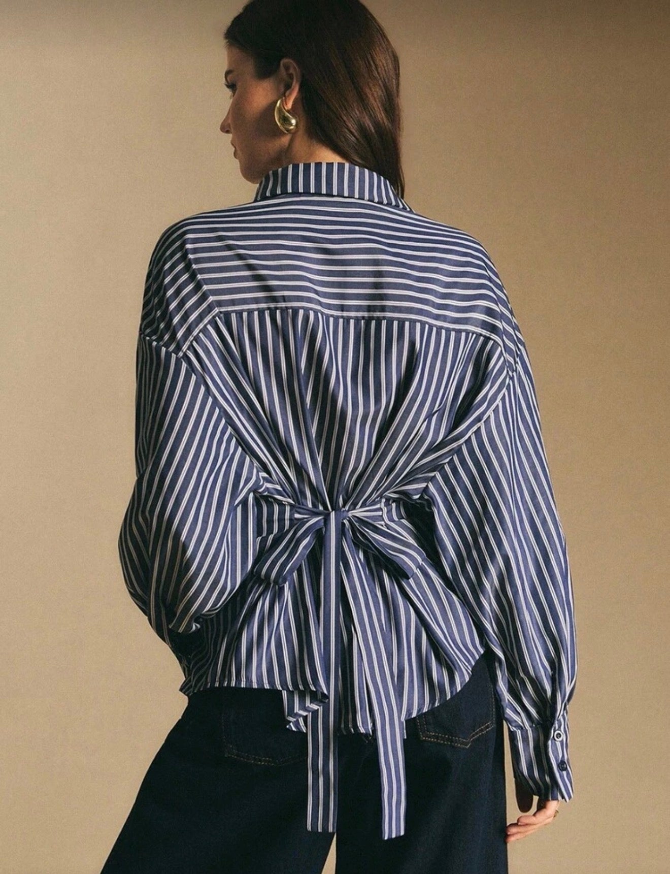 Navy blue blouse 🫐✨